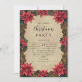 Invitation Noël Baroque Vintage (Devant)