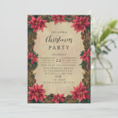 Invitation Noël Baroque Vintage (Debout devant)