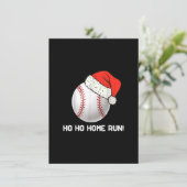 Invitation Noël Baseball Reindeer Ornements Noël Pajama de No (Debout devant)