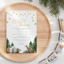 Noël blanc Baby shower neutre genre classique