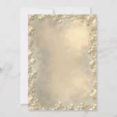 Invitation Noël Boules rouges Bow, Vin Verre Société Parti (Dos)