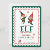 Invitation Noël Ce que le genre elfe révèle (Devant)