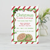 Invitation Noël Cookie Exchange Party (Debout devant)