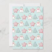 Invitation Noël Cookie Exchange Party (Dos)