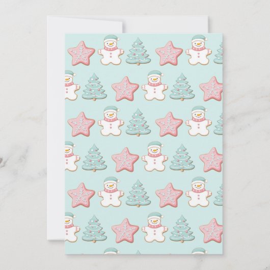 Invitation Noël Cookie Exchange Party (Dos)