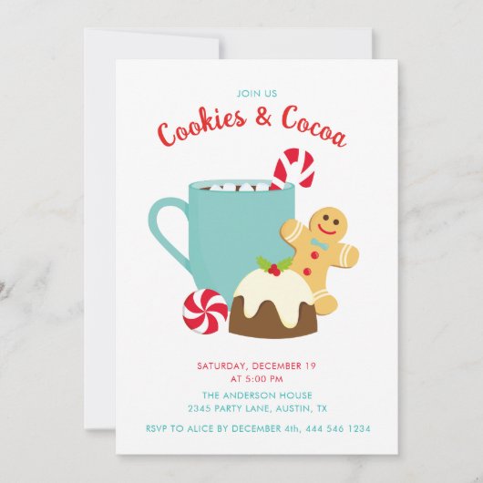 INVITATION NOËL CUITS ET CACAO (Devant)