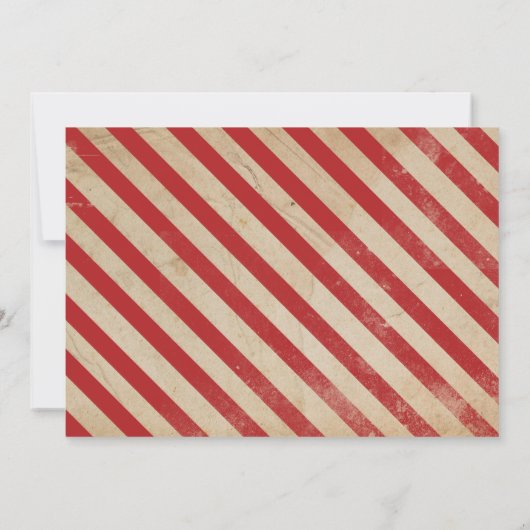 Invitation Noël dans l'invitation de la fête de juillet (Dos)