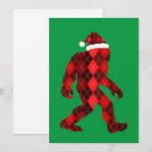 Invitation Noël de Bigfoot - Noël drôle (Devant / Derrière)
