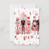 Invitation Noël de la peau foncée  (Devant)