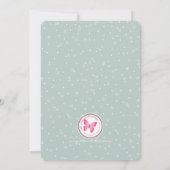 Invitation Noël de l'ours des bois (Dos)