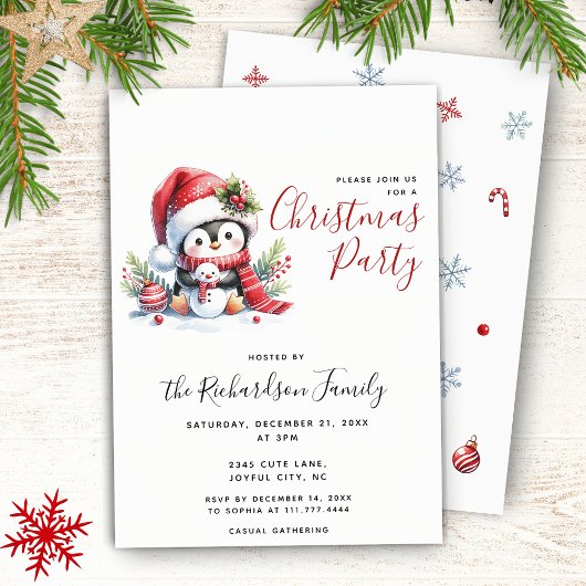 Invitation Noël de Noël de Noël de Noël de Noël mignon