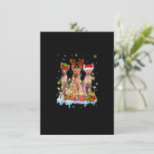 Invitation Noël de Noël de Noël de Noël de Sphynx (Debout devant)