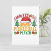 Invitation Noël de pickleball (Debout devant)