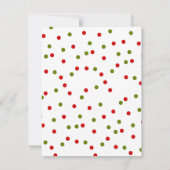 Invitation Noël de Shindig Snazzy (Dos)