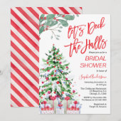 Invitation Noël Découvrir la Fête des mariées des Halls (Devant / Derrière)