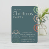 Invitation Noël d'entreprise moderne minimaliste simple (Debout devant)