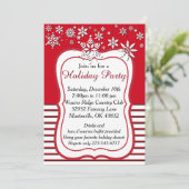 Invitation Noël des Flèches rouges et blanches (Debout devant)