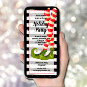 Invitation Noël des Jambes d'elfes