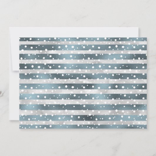 Invitation Noël d'hiver Onederland (Dos)