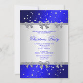 Invitation Noël diamants élégants et perles (Devant)