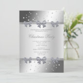 Invitation Noël Diamants et Perles d'Argent (Debout devant)