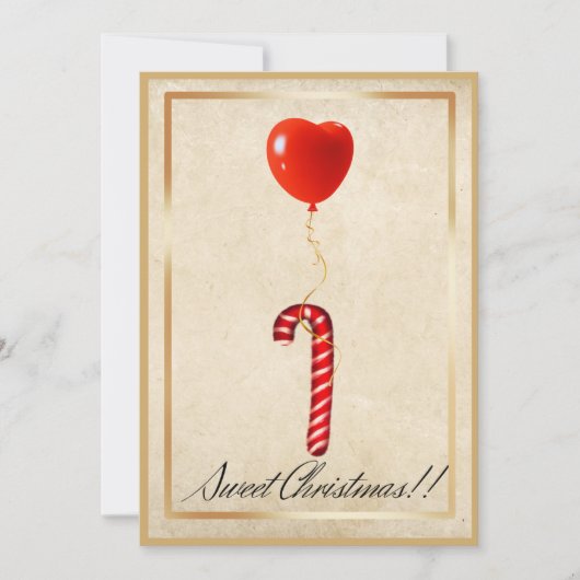 Invitation Noël doux (Devant)