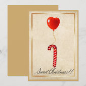 Invitation Noël doux (Devant / Derrière)