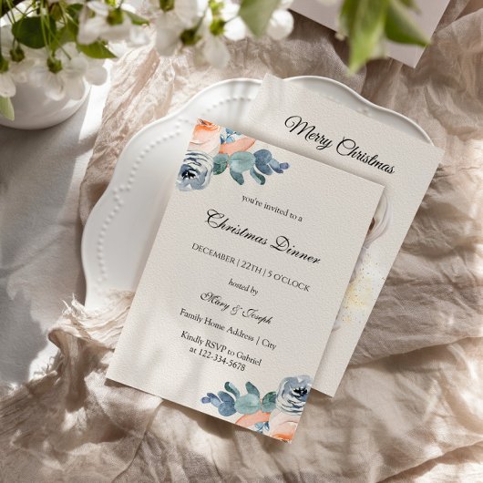 Invitation Noël Du Bébé Jésus Et De L'Agneau