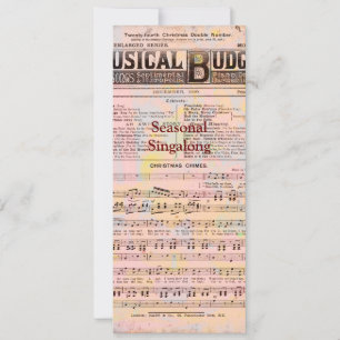 Invitation Noël du budget musical