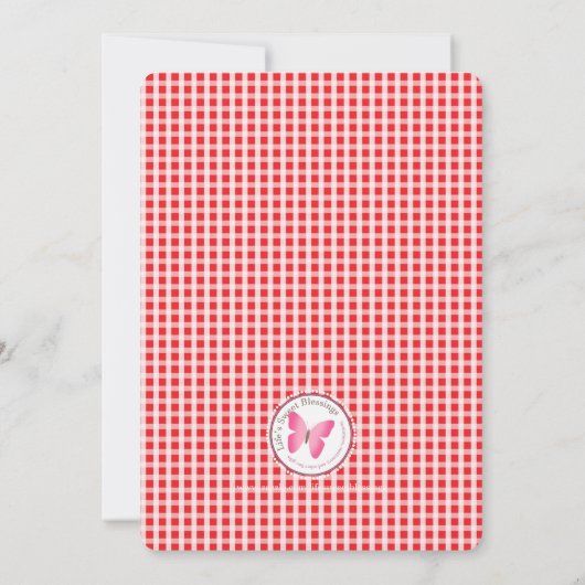 Invitation Noël du Camper Retro (Dos)