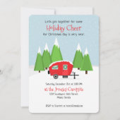 Invitation Noël du Camper Retro (Devant)