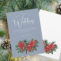 Noël Dusty Blue Winter Mariage