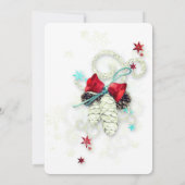 Invitation Noël élégamment chic (Dos)