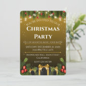 Invitation Noël élégant (Debout devant)