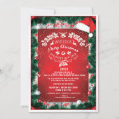 Invitation Noël élégant et élégant (Devant)