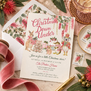 Invitation Noël en Australie Fête de vacances australienne