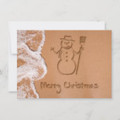 Invitation Noël en été (Devant)