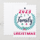 INVITATION "NOËL EN FAMILLE 2023" (Devant / Derrière)