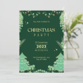 Invitation Noël en hiver (Debout devant)