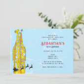 Invitation Noël en juillet Été Père Noël Bière et barbecue An (Debout devant)