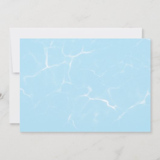 Invitation Noël en juillet Été Père Noël Bière et barbecue An (Dos)