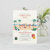 Invitation Noël en Juillet Family Beach Trip (Debout devant)