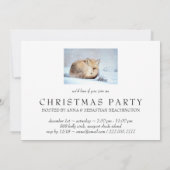 Invitation *~* Noël Entreprise Personnelle Snowy Fox Ap18 (Dos)