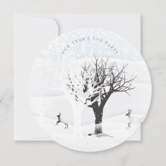 Invitation Noël et Imaginaire de la nouvelle année (Devant)