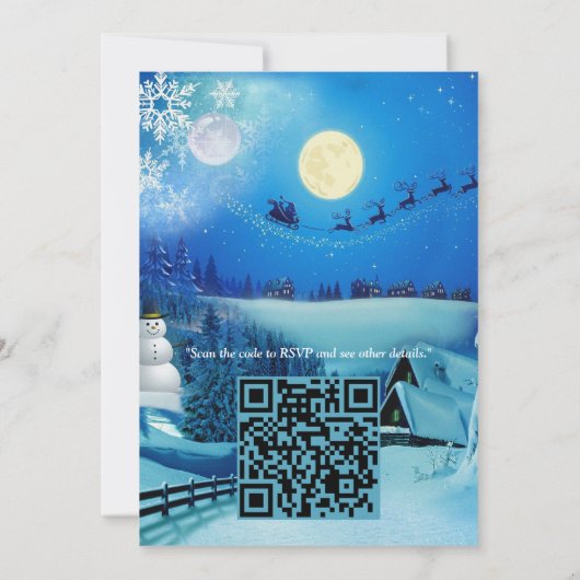 Invitation Noël et Nouvel An 2024 (Dos)