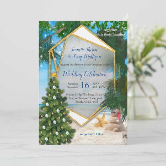 Invitation Noël et Nouvel An 2024 (Debout devant)