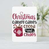 Invitation Noël et Sucres de canne (Debout devant)