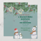 Invitation Noël familial des motoneiges (Devant / Derrière)