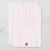 Invitation Noël Favoris (Dos)