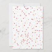 Invitation Noël Fête Cocktail Noël Travail de Noël (Dos)